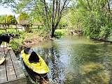 canoé sur la sorgue