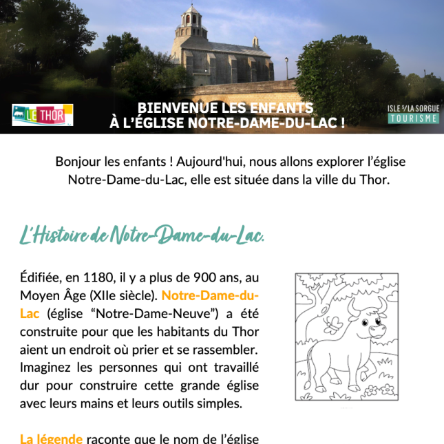 Livret Enfant Notre-Dame-du-Lac - DE