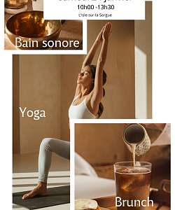 Atelier Yoga, bain sonore et Brunch - DE