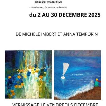 Exposition de peinture Michele Imbert et Anna Temporin - DE