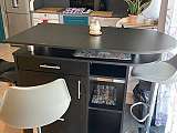 ilot avec tabouret haut