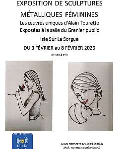 Exposition de Sculptures Métalliques Féminines - DE