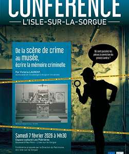 Conférence « De la scène de crime au musée, écrire la mémoire criminelle » - DE