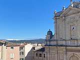 Vue Collégiale et Mont Ventoux