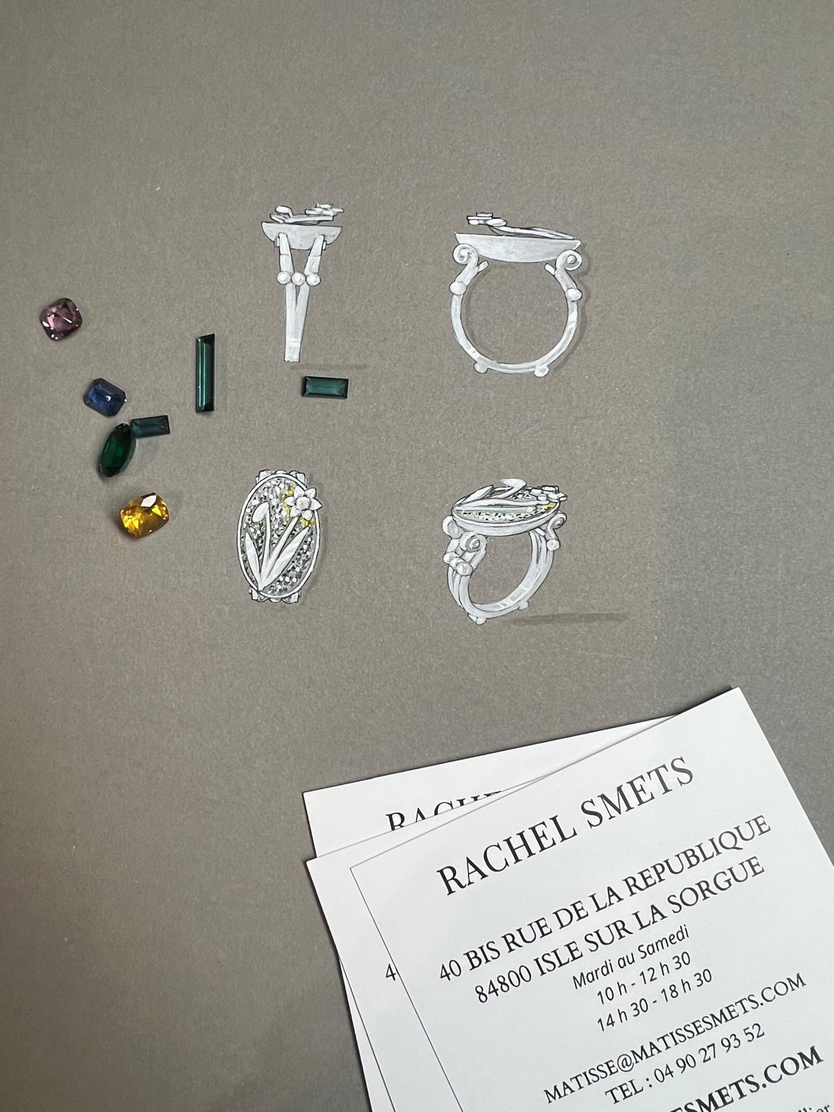 Design und Steine für zukünftige Ringe