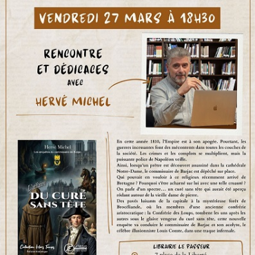 Rencontre & dédicaces avec Hervé Michel - DE