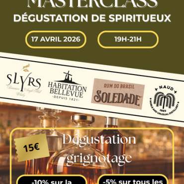 MASTERCLASS SPIRITUEUX  - DE