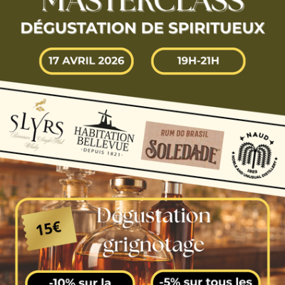 MASTERCLASS SPIRITUEUX  - DE
