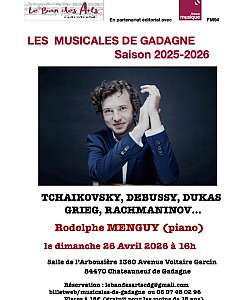 Musicales de Gadagne concert du 26 avril 2026 - DE