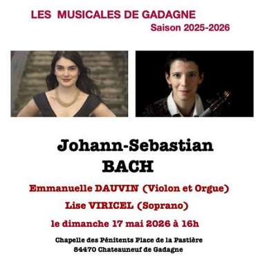 Musicales de Gadagne Concert du 17 mai 2026 - DE