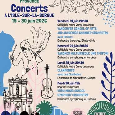 Festival International des Orchestres de Jeunes en Provence - DE