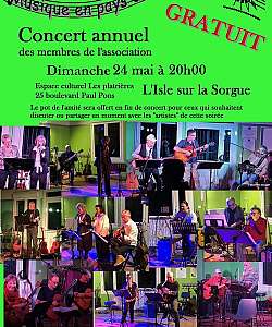 Concert de fin d'année Musique en Pays des Sorgues - DE
