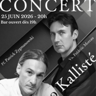 Concert Piano et Violon - Patrick Zygmanovsi et Frédéric Moreau - DE