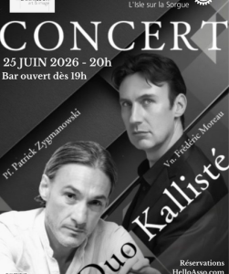 Concert Piano et Violon - Patrick Zygmanovsi et Frédéric Moreau - DE