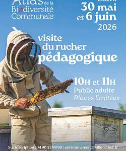 Atlas de la Biodiversité Communale - Visite du rucher pédagogique - DE