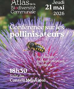 Atlas de la Biodiversité Communale - Conférence sur les pollinisateurs - DE