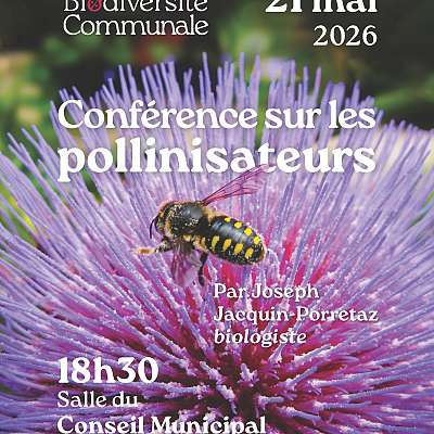 Atlas de la Biodiversité Communale - Conférence sur les pollinisateurs - DE