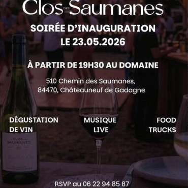 Clos des Saumanes - soirée d'inauguration - DE