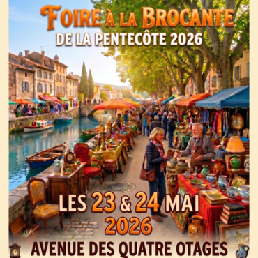 FOIRE A LA BROCANTE DE LA PENTECÔTE 2026 - DE