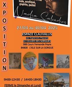 Exposition Nadia Salendres à Clauvallis - DE