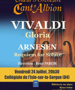 VIVALDI et ARNESEN par le Chœur et l'Orchestre Cant'Albion - DE