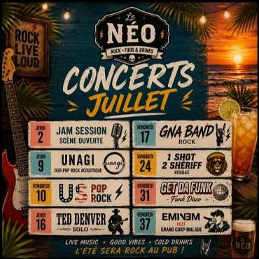 Juillet au NÉO - DE