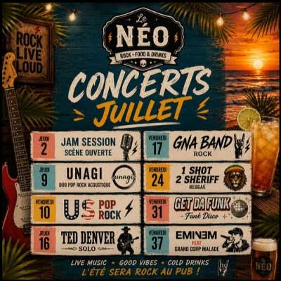 Juillet au NÉO - DE