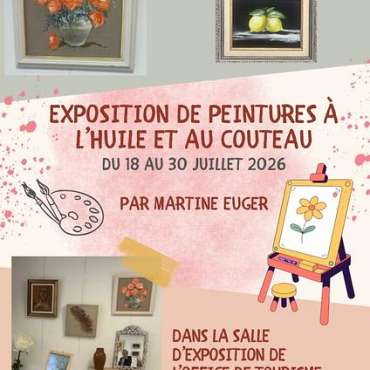 Exposition de peintures à l'huile et au couteau - DE