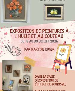 Exposition de peintures à l'huile et au couteau - DE