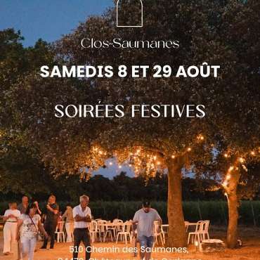 Soirée festive face aux vignes - DE