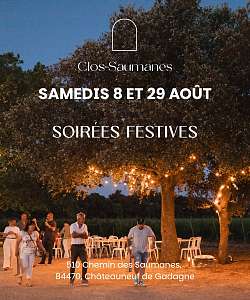 Soirée festive face aux vignes - DE