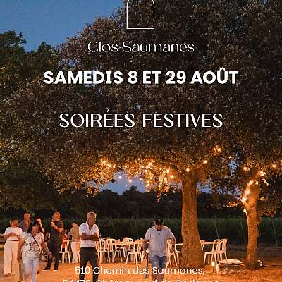 Soirée festive face aux vignes - DE