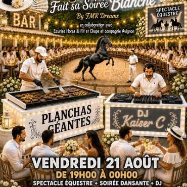 La Guinguette équestre fait sa soirée blanche - DE
