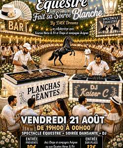 La Guinguette équestre fait sa soirée blanche - DE