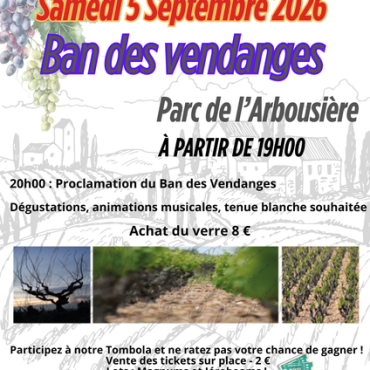Ban des Vendanges 2026 - DE