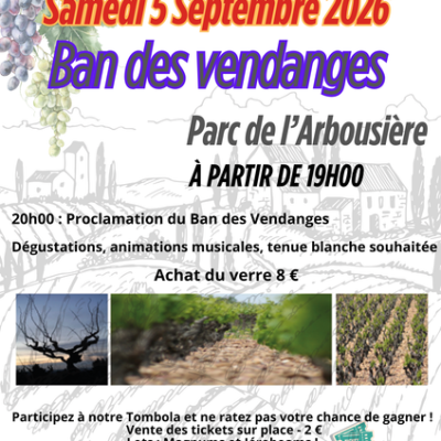 Ban des Vendanges 2026 - DE