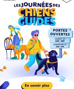 Les Journées des Chiens Guides à la Fondation Frédéric Gaillanne - DE