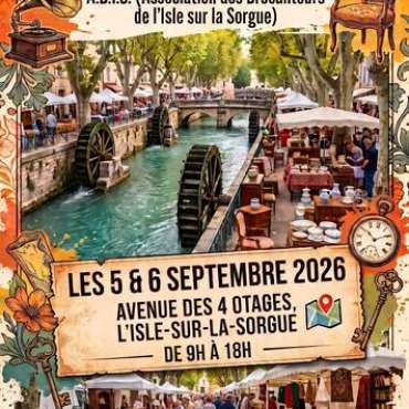 FOIRE A LA BROCANTE DE SEPTEMBRE 2026 - DE