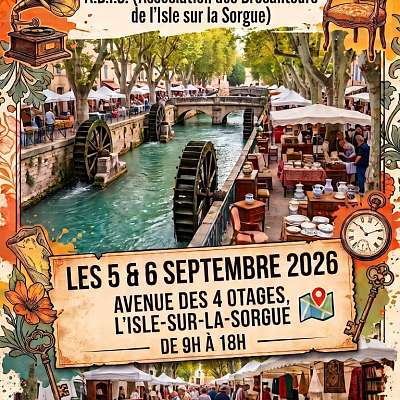 FOIRE A LA BROCANTE DE SEPTEMBRE 2026 - DE