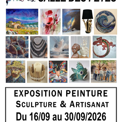 Exposition Peinture, Sculpture et Artisanat - DE