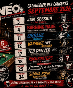 Septembre au Néo - DE