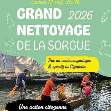 Grand nettoyage de la Sorgue - DE