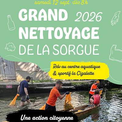 Grand nettoyage de la Sorgue - DE