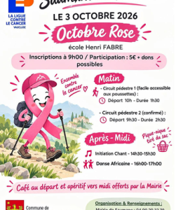 Octobre Rose à Saumane-de-Vaucluse - DE