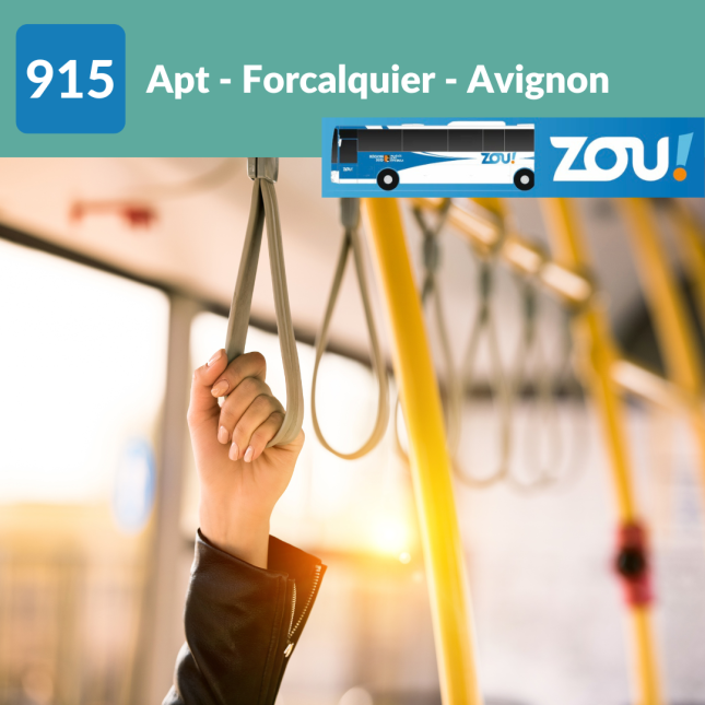 LIgne 915 : Apt - Forcalquier - Avignon - DE