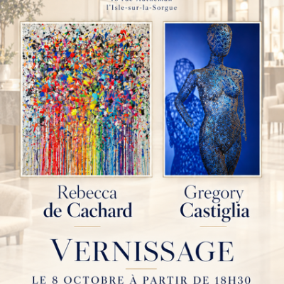 Vernissage exposition Rebecca de Cachard et Grégory Castiglia - DE