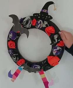 Atelier créatif - couronne d'Halloween - DE