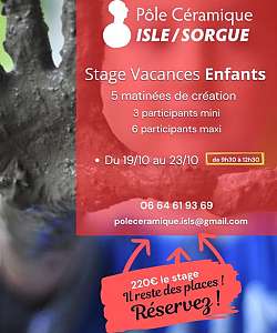 Stage céramique pour les enfants - DE