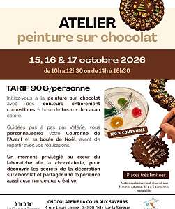 Atelier peinture sur chocolat - DE