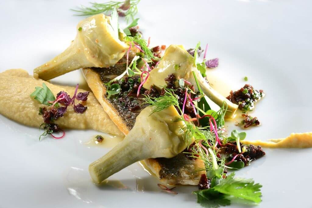 Gericht im Restaurant Le Petit Henri in L